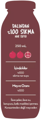 Naren Sıkma %100 Nar Suyu - 250ml
