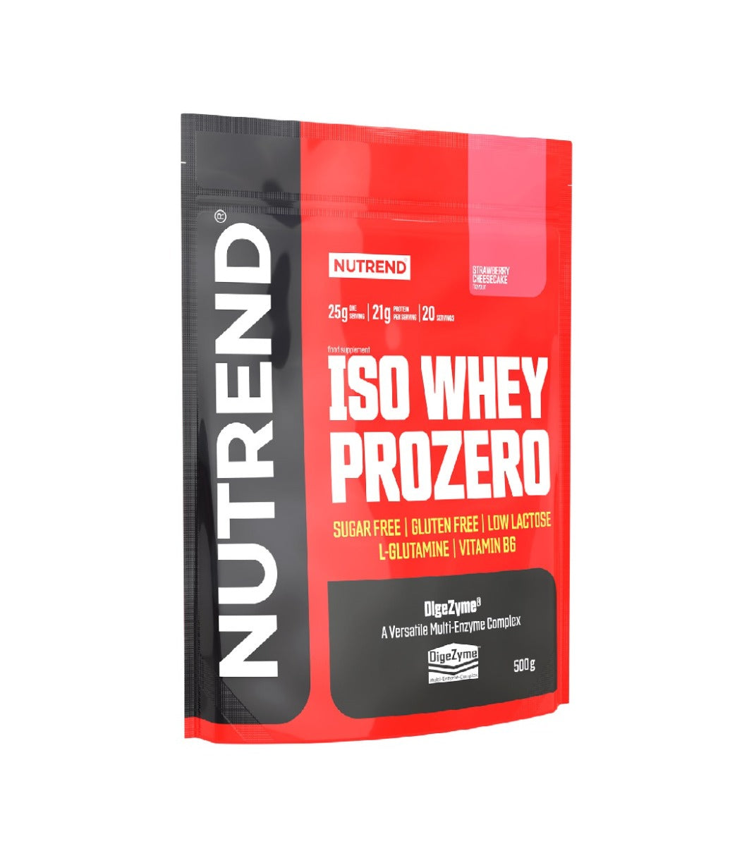 Nutrend ISO Whey Prozero 500g Çilekli Cheesecake Aromalı İzole Whey