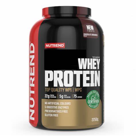 Nutrend Whey Protein 2250g Çikolatalı Brownie Aromalı Protein Tozu