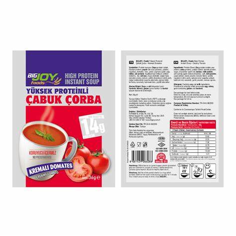 Bigjoy Foods High Protein Tomato Flavored 36g Instant Soup (Single)