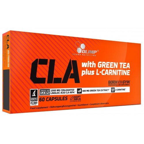 Olimp CLA Plus L-Carnitine 60 Capsules - Green Tea Extract Main image