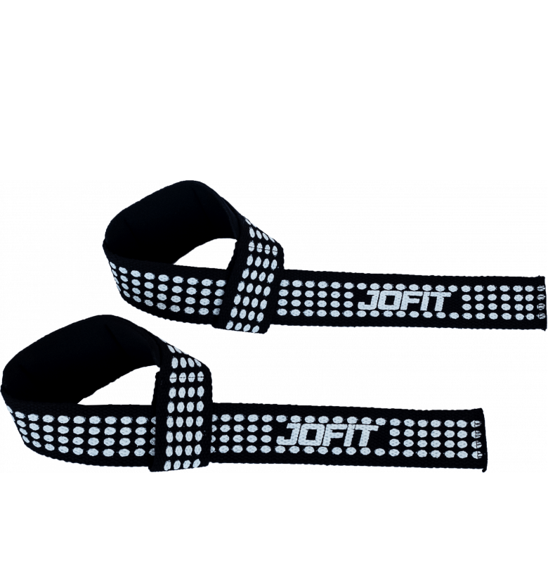 Jofit Padded Straps Destekli Ağırlık Kaldırma Kayışı Siyah Beyaz
