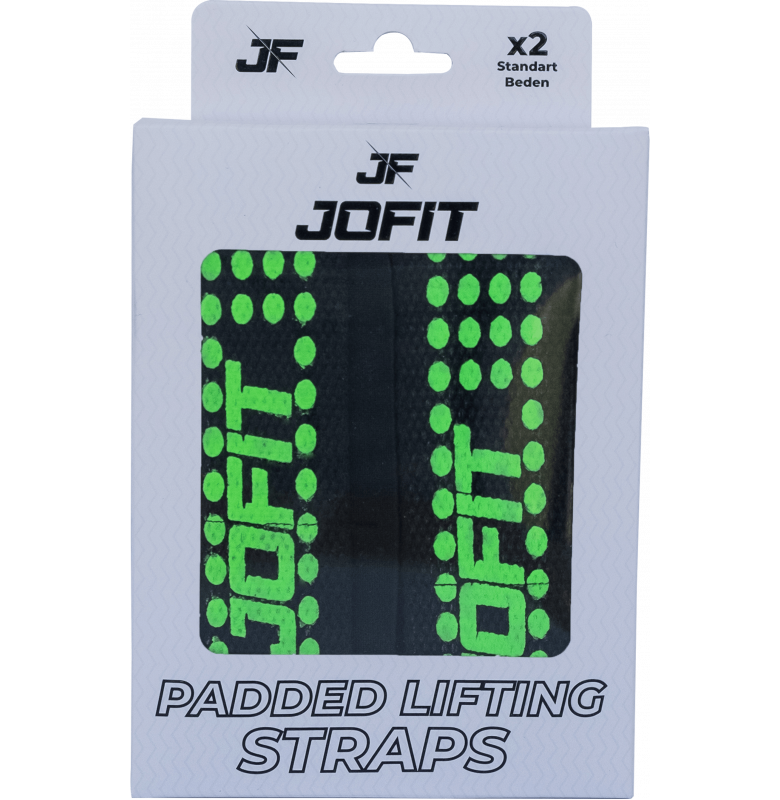 Jofit Padded Straps Siyah - Neon Yeşil