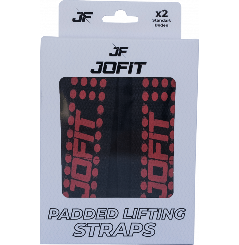 Jofit Padded Straps Siyah - Kırmızı