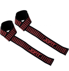 Jofit Padded Straps Destekli Ağırlık Kaldırma Kayışı Siyah Kırmızı