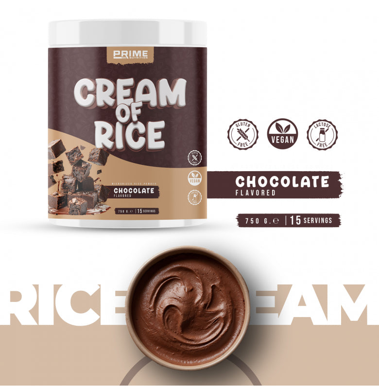 Prime Nutrition Cream of Rice 750g Chocolate Flavored