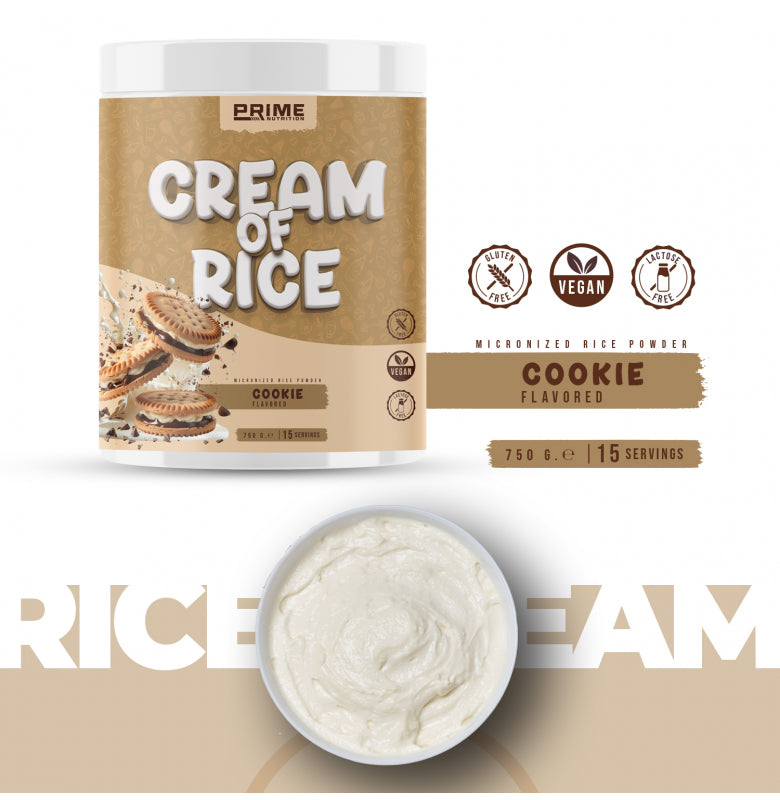 Prime Nutrition Cream of Rice 750g Cookie Flavored