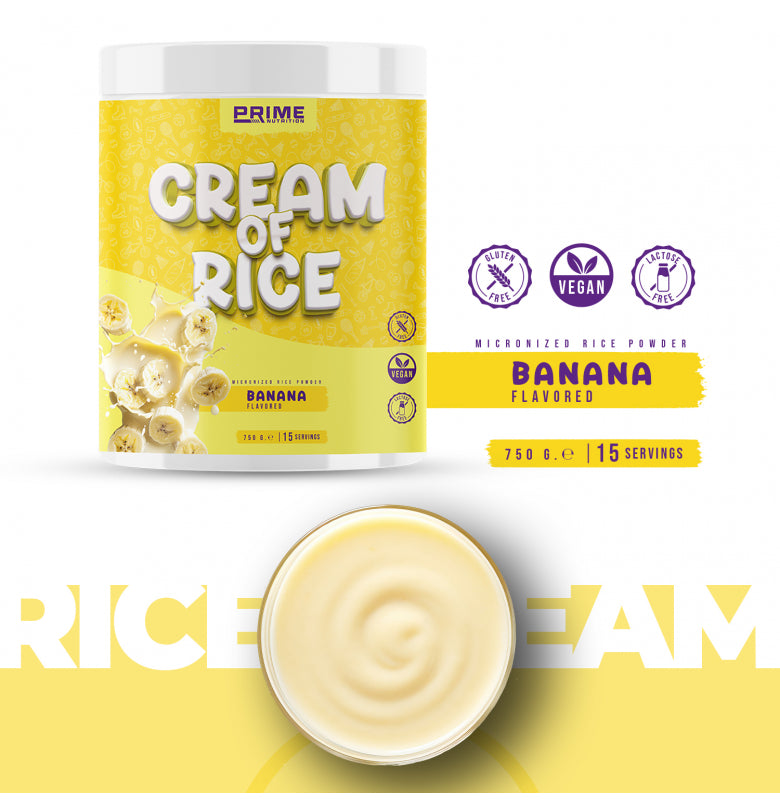 Prime Nutrition Cream of Rice/Pirinç Kreması 750g Muz Aromalı