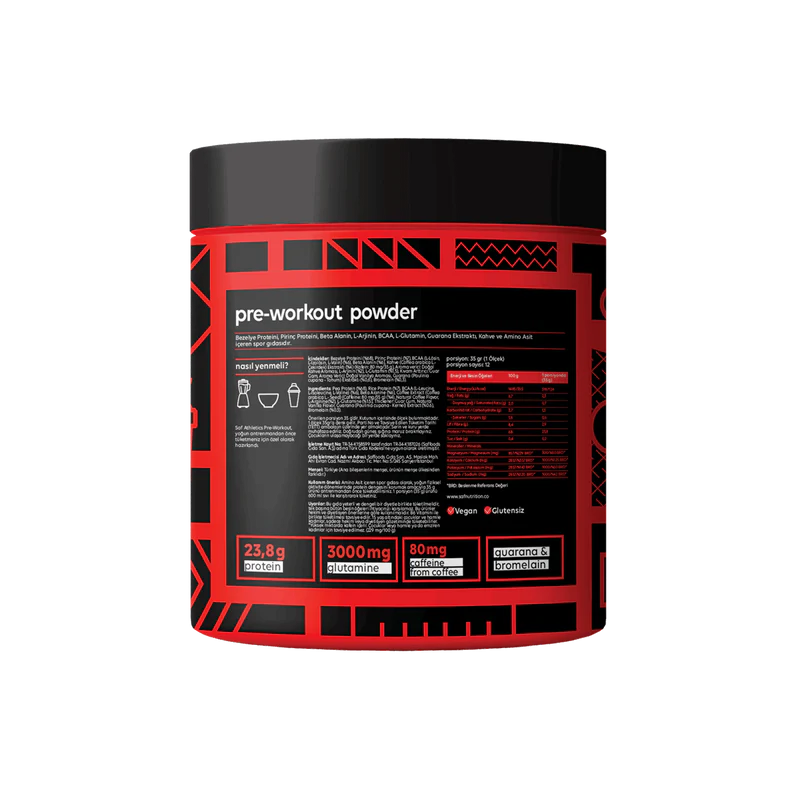 SAF Nutrition Athletics 420g Vegan Toz Pre-Workout