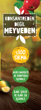 Naren Sıkma %100 Nar & Portakal ve Elma Suyu - 250ml