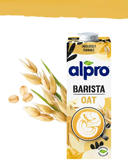 ALPRO Oatmeal Barista Milk 1 Liter - Lactose-Free Foaming Structure (Barista Series) Secondary image