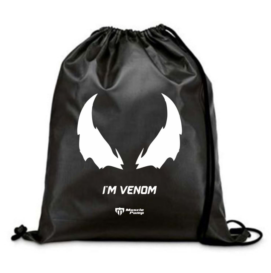 Muscle Pump I'm Venom İpli Çanta - Siyah