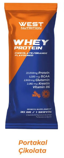 West Whey Protein Portakal Çikolata Aromalı (Tekli) Ürün ana görseli