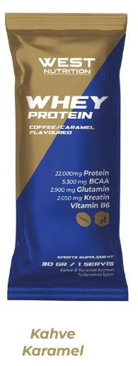 West Whey Protein Kahve ve Karamel Aromalı (Tekli) Ürün ana görseli
