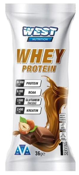West Whey Protein Fındık ve Çikolata Aromalı Protein Tozu