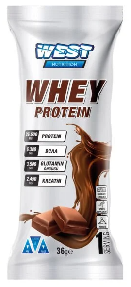 West Whey Protein Çikolata Aromalı Protein Tozu (Tekli)