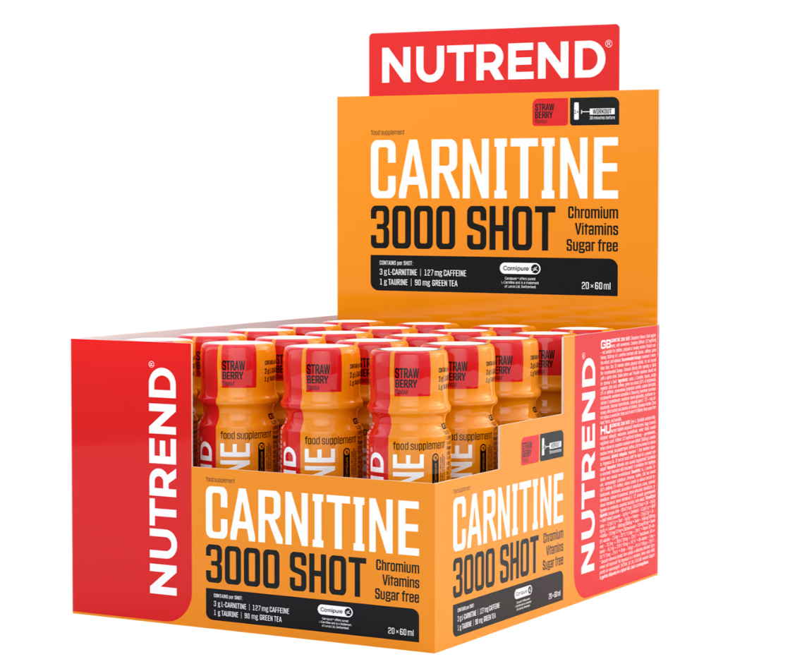 Nutrend L-Carnitine 3000 Portakallı Yağ Yakıcı Shot