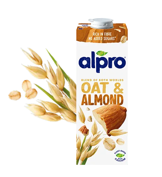ALPRO Oatmeal Almond Milk 1 L - Herbal Lactose-Free Drink Secondary image