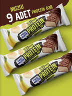 Trio Move %33 Protein Bar 9'lu Kutu - Muz Aromalı Diyet Atıştırmalık
