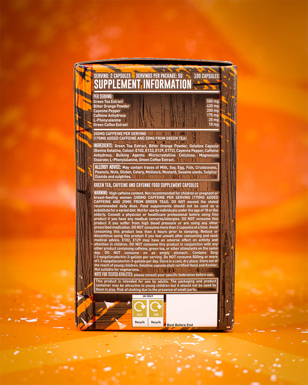 Grenade Thermo Detonator Yağ Yakıcı Takviyesi 100 Kapsül