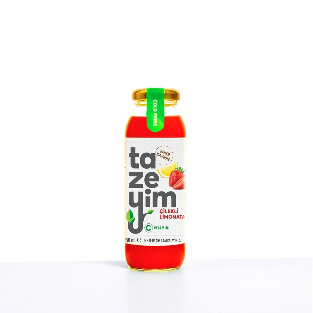 Tazeyim Çilekli Limonata - 250ml