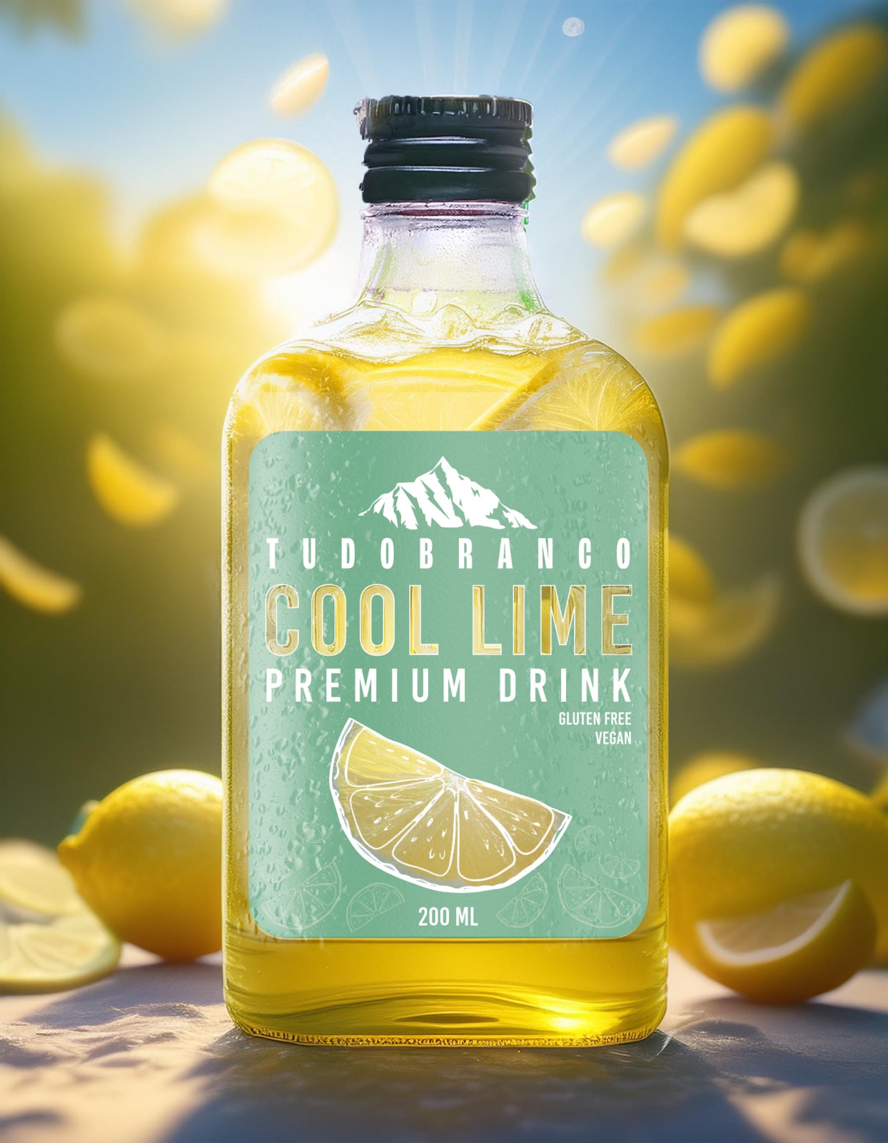 Tudobranco Cool Lime Concentrated Drink 200ml Secondary image