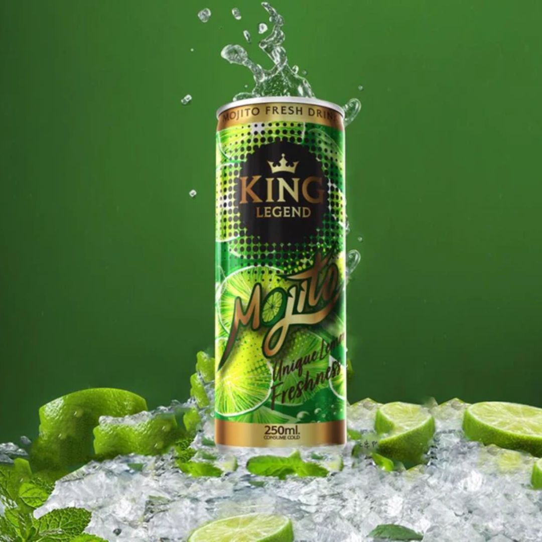 King Legend Non-Alcoholic Mojito Drink 250ml Secondary image