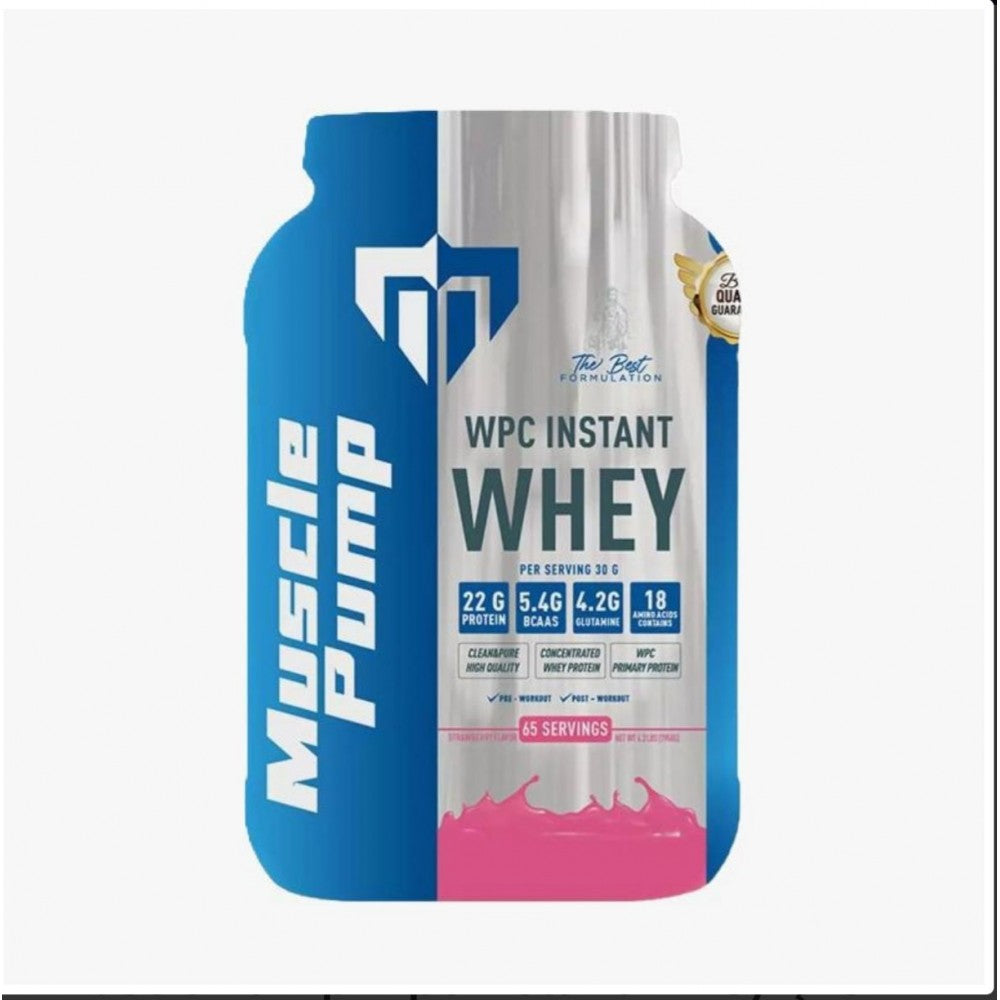 Muscle Pump WPC Instant Whey 1950g - Strawberry Flavored Protein Main image