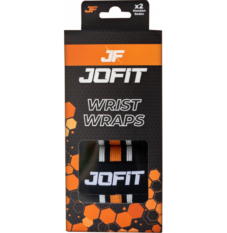 Jofit Wrist Wraps Bilek Desteği Siyah Turuncu