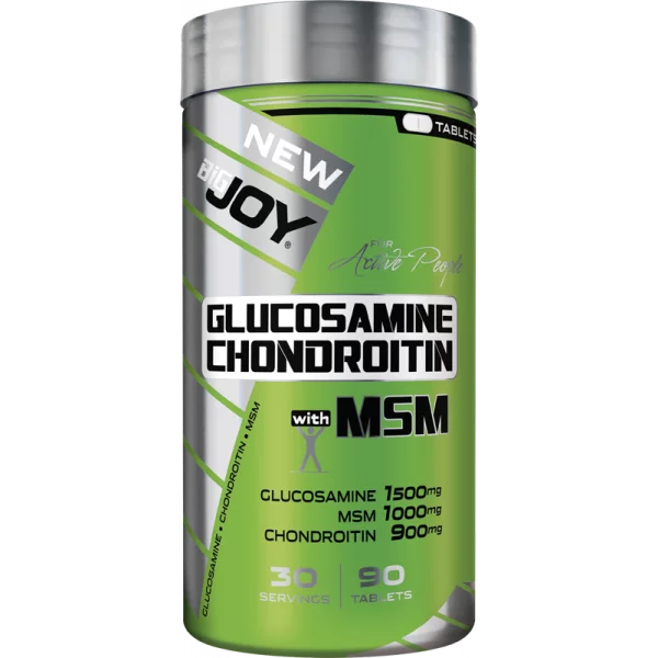 Bigjoy Sports Glukozamin Kondroitin MSM 90 Tablet