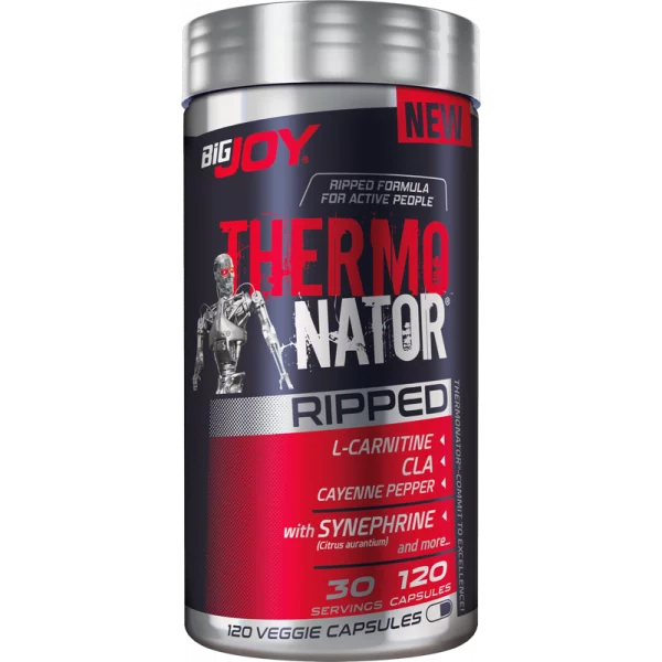 Bigjoy Sports Thermonator Ripped Yağ Yakıcı 120 Bitkisel Kapsül
