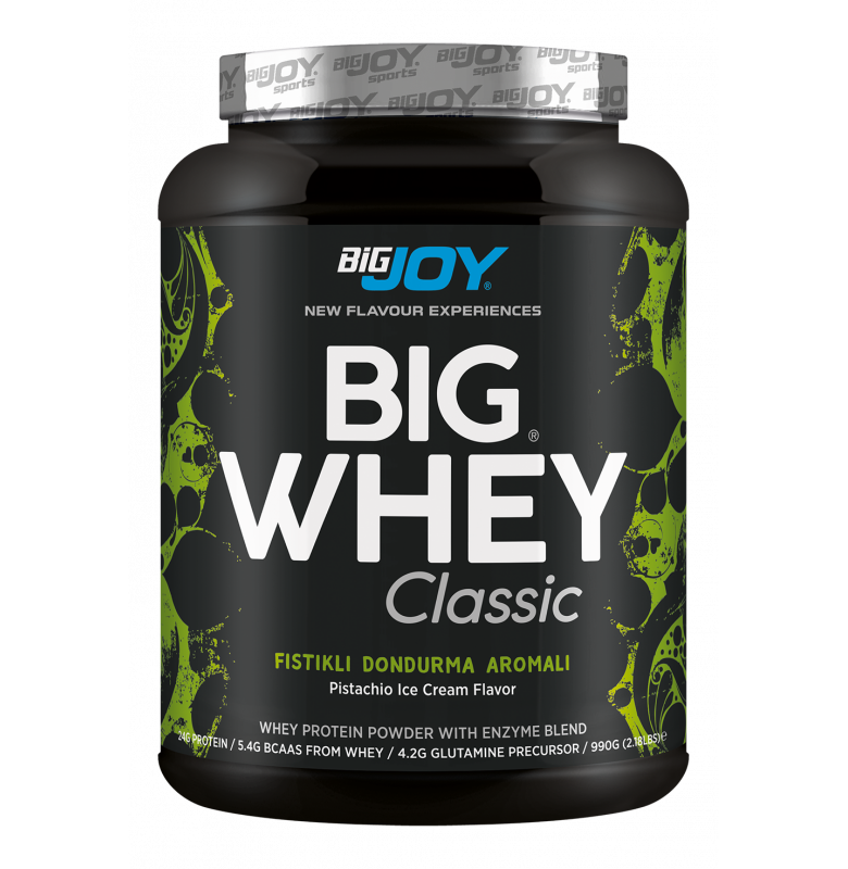 Bigjoy BigWhey Classic Protein 990g - Fıstıklı Dondurma