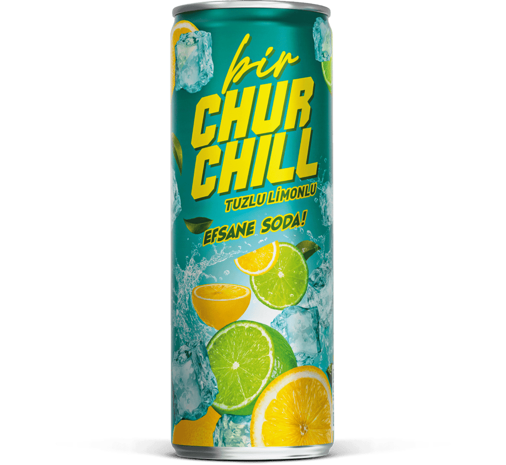 Bir Churchill Tuzlu Limonlu Gazlı İçecek