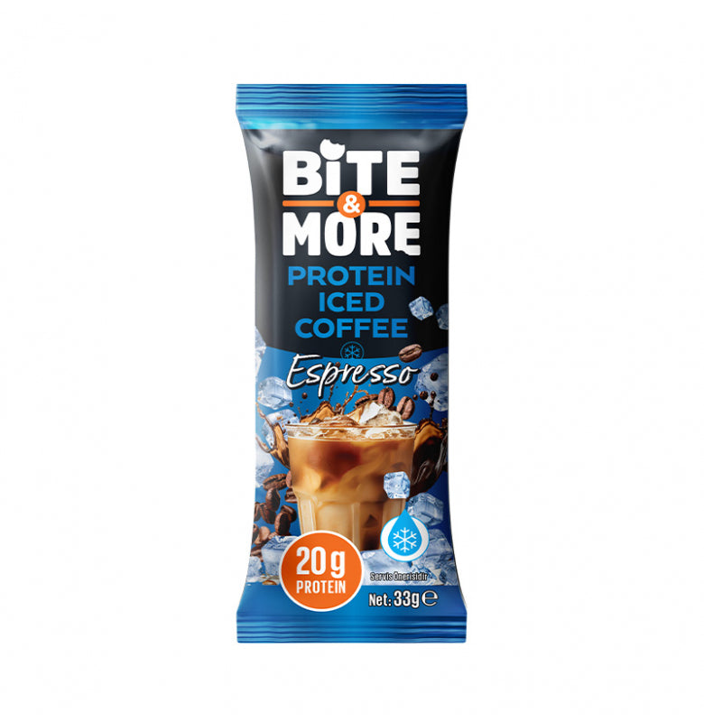 Bite & More Protein Iced Coffee Espresso 1 Adet x 33 gram (Tekli)
