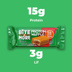 Bite & More Italian Wind Protein Waffle 55g - Tiramisu Aromalı (Tekli)