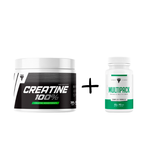 Trec Kreatin ve Multivitamin Kas Gücü + Günlük Enerji Paketi