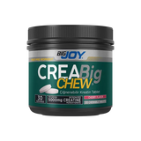 Bigjoy CreaBig Chew – Çiğnenebilir Kreatin 5000 mg (120 Tablet, Vişne Aromalı)