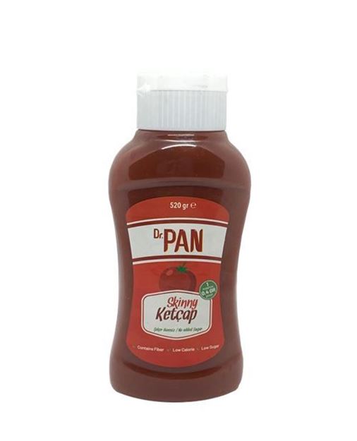 Dr.Pan Sugar-Free Ketchup 520g - Low Calorie and Diet Friendly 