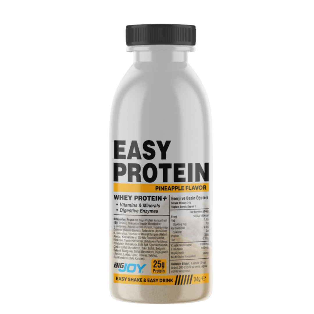 Bigjoy Easy Protein Ananas Aromalı 1 Adet x 34 gram
