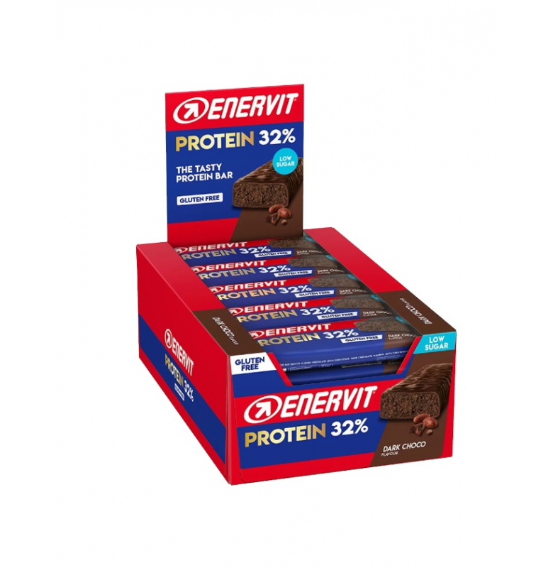 Enervit Low Sugar Bitter Çikolatalı Protein Bar 25'li Kutu