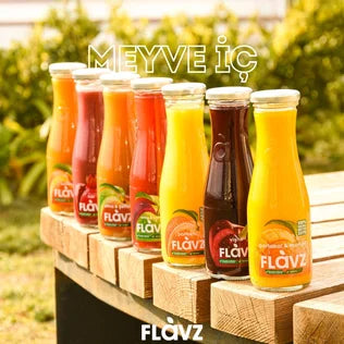 Flavz %100 Doğal Vişne Meyve Suyu - 640ml Cam Şişe