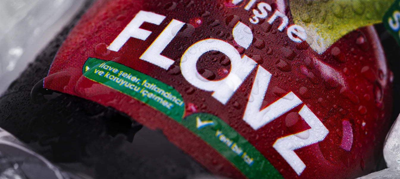Flavz %100 Doğal Vişne Meyve Suyu - 640ml Cam Şişe