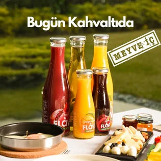 Flavz %100 Doğal Şeftali & Elma Meyve Suyu - 250ml Cam Şişe