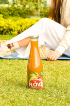 Flavz %100 Doğal Şeftali & Elma Meyve Suyu - 250ml Cam Şişe