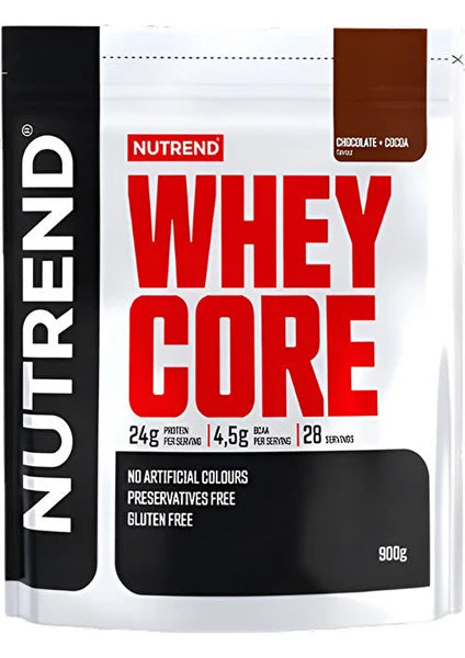 Nutrend Whey Core Protein 900g Çikolata ve Kakaolu Protein Tozu