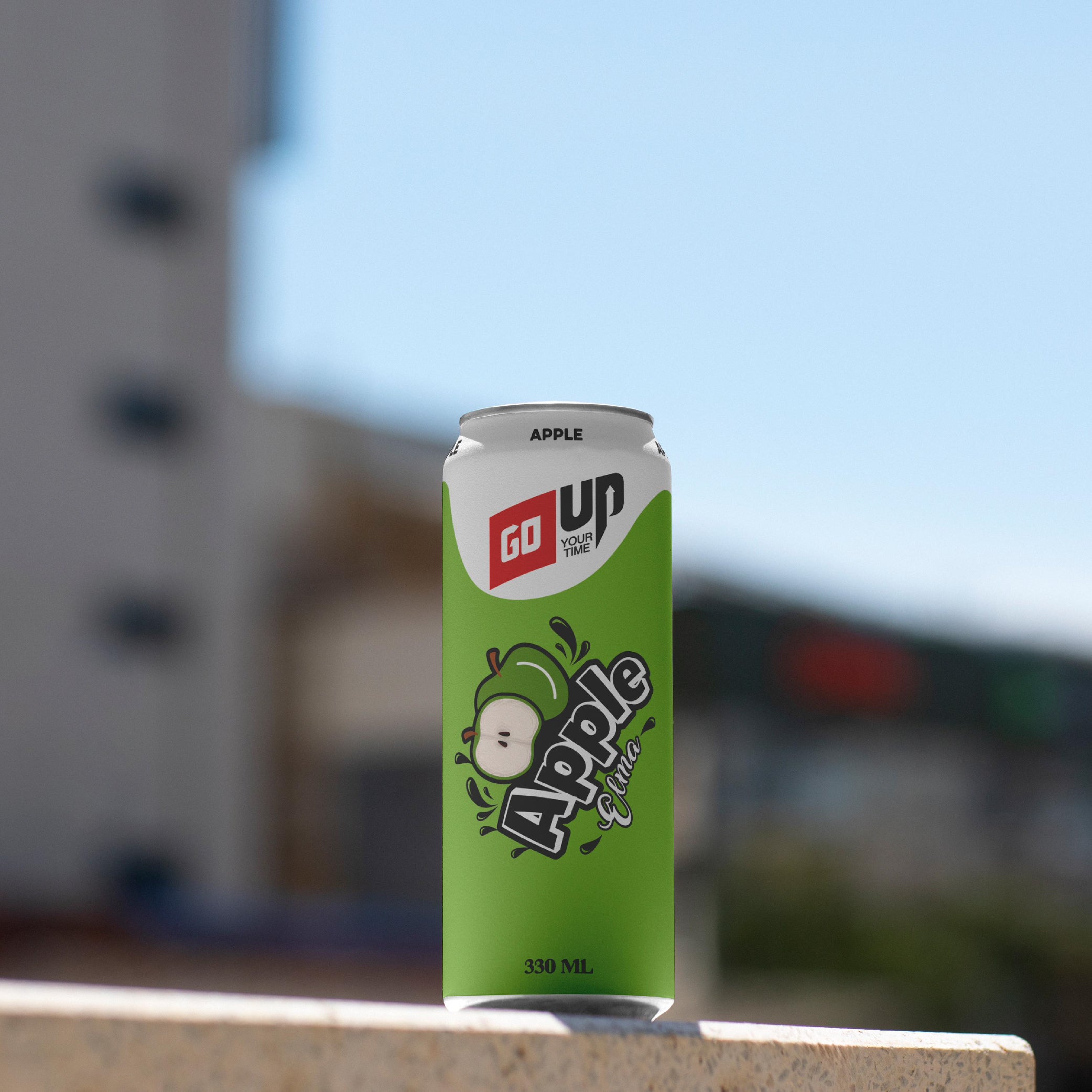 GO UP Elma Aromalı Gazlı İçecek - 330ml Ürün ana görseli
