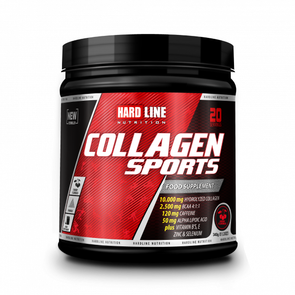 Hardline Collagen Sports 340g Cherry Flavored Powder Collagen Main image