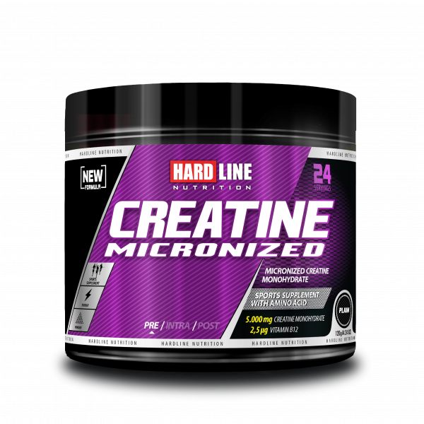 Hardline Kreatin Mikronize 120 gram Aromasız