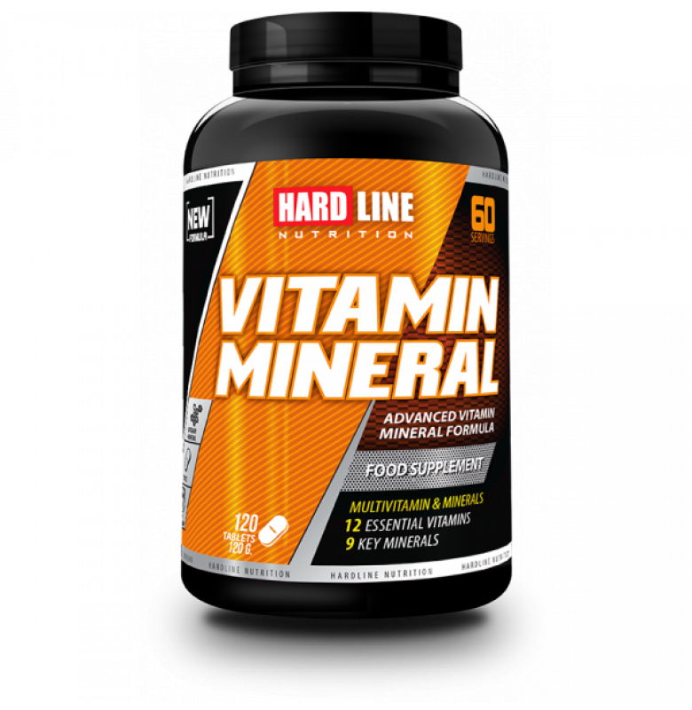 Hardline Multivitamin ve Mineral 120 Tablet