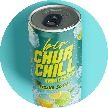 Bir Churchill Tuzlu Limonlu Gazlı İçecek